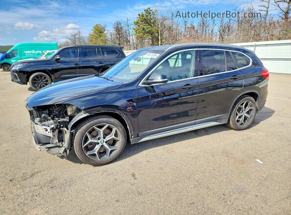 WBXHT3C5XK5L91007 2019 BMW X1 Черный Передняя левая четверть