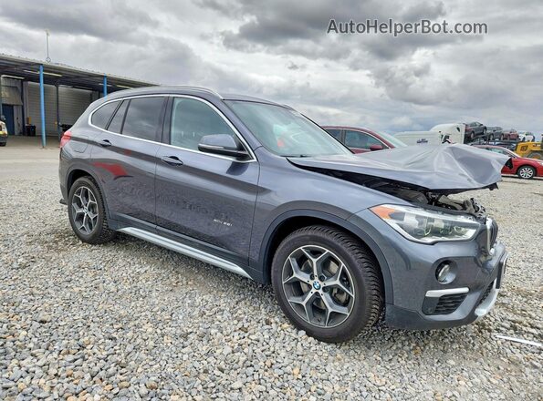 WBXHT3Z3XH4A65490 2017 BMW X1 Gray Առջևի աջ