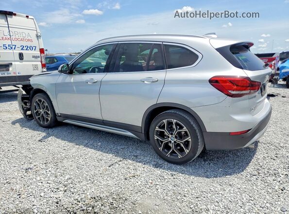 WBXJG7C01L5R26809 2020 BMW X1 Серебряный Задняя левая четверть