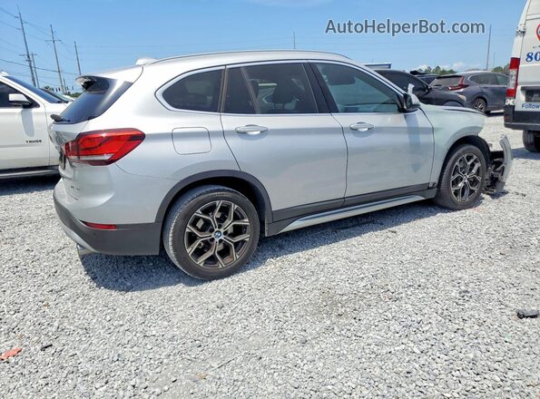 WBXJG7C01L5R26809 2020 BMW X1 Серебряный Задняя правая четверть
