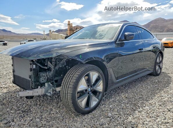 WBY23HD07SFV76806 2025 BMW I4 Черный Передняя левая четверть