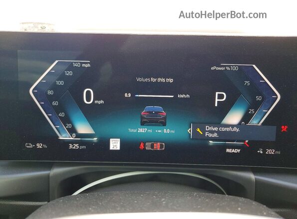 WBY23HD07SFV76806 2025 BMW I4 Черный Вид щитка приборов