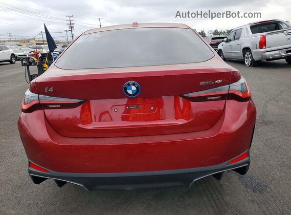 WBY23HD08SFV73106 2025 BMW I4 Красный Вид сзади