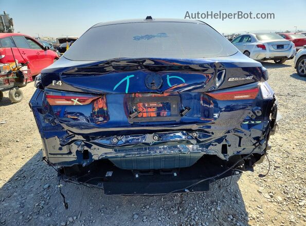 WBY23HD0XSFV66030 2025 BMW I4 Синий Вид сзади