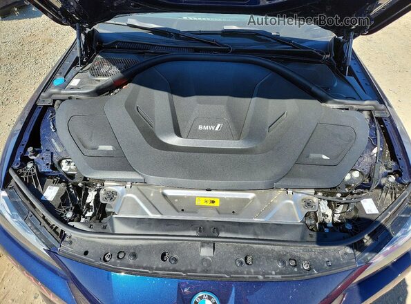 WBY23HD0XSFV66030 2025 BMW I4 Синий Вид задней части салона