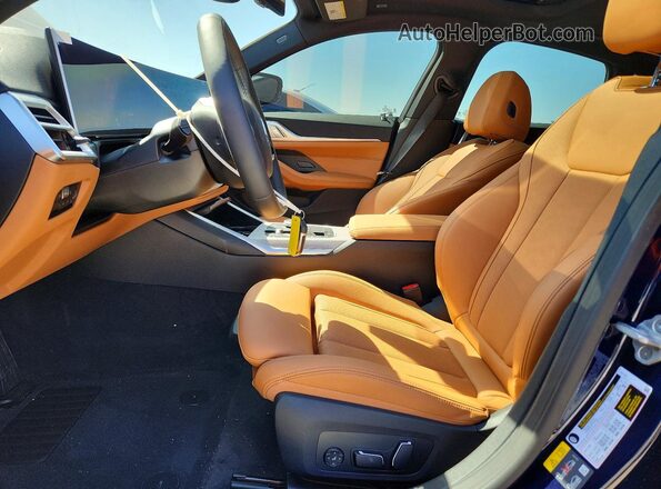 WBY23HD0XSFV66030 2025 BMW I4 Синий Вид салона спереди