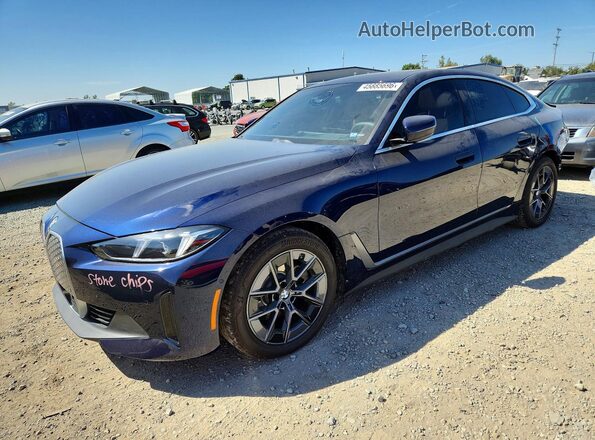 WBY23HD0XSFV66030 2025 BMW I4 Синий Передняя левая четверть