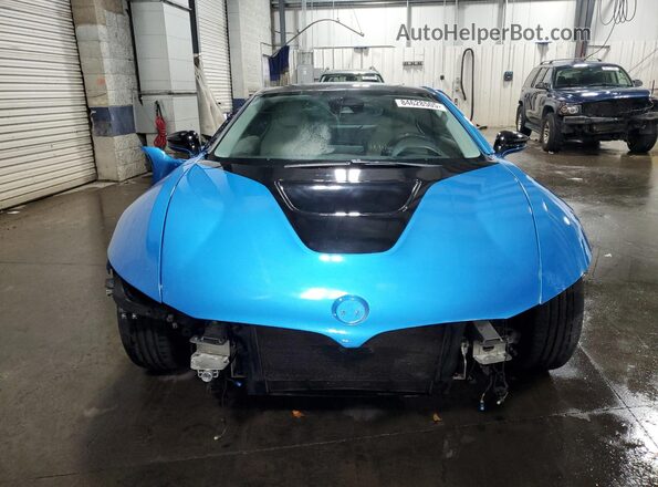 WBY2Z2C54GV674925 2016 BMW I8 Синий Вид спереди