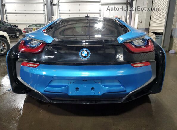 WBY2Z2C54GV674925 2016 BMW I8 Синий Вид сзади