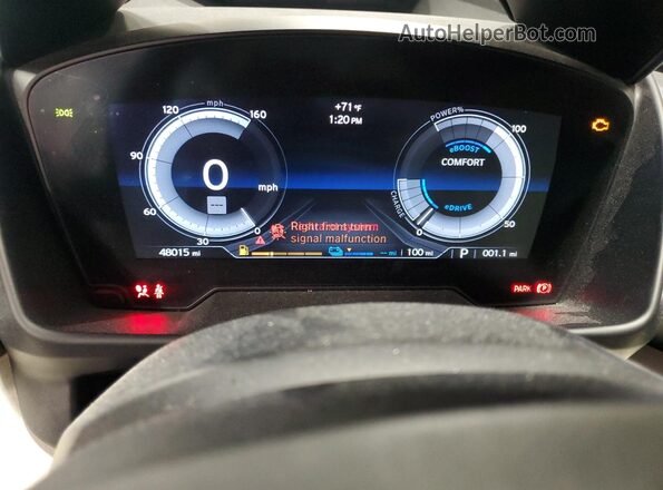 WBY2Z2C54GV674925 2016 BMW I8 Синий Вид щитка приборов