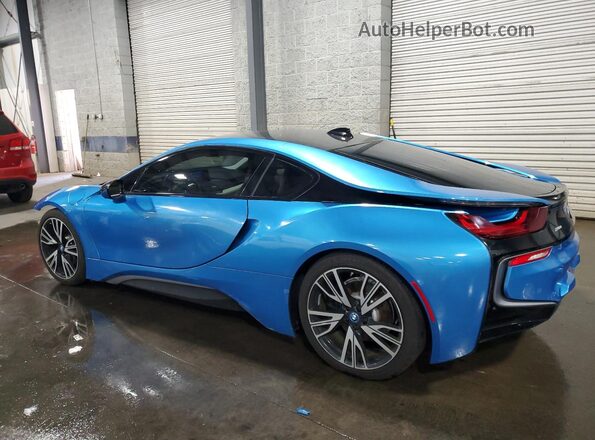 WBY2Z2C54GV674925 2016 BMW I8 Синий Задняя левая четверть