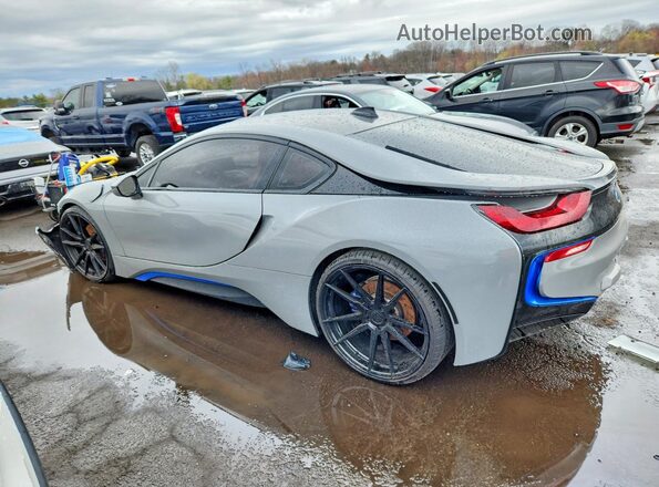 WBY2Z2C54GV675895 2016 BMW I8 Gray Trasero izquierdo