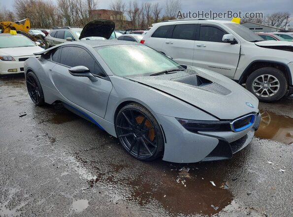 WBY2Z2C54GV675895 2016 BMW I8 Gray Delantero derecho