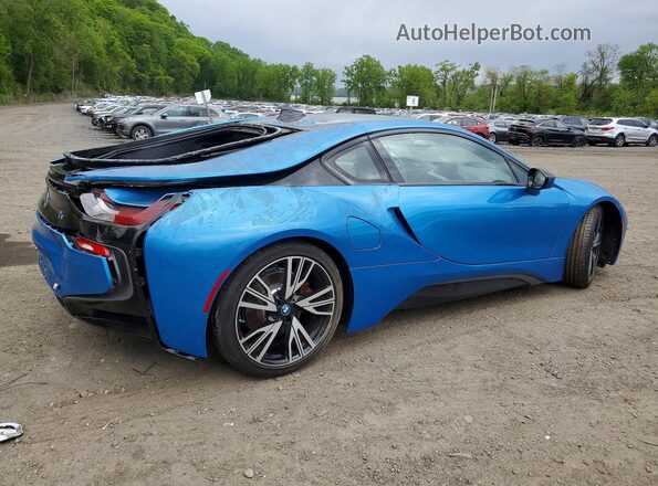WBY2Z2C55GV675162 2016 BMW I8 Blue Задня права чверть