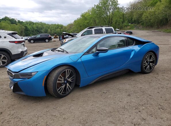 WBY2Z2C55GV675162 2016 BMW I8 Blue Передня ліва чверть