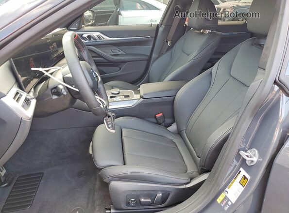 WBY33HD01SFV82279 2025 BMW I4 Gray Vista interior delantera
