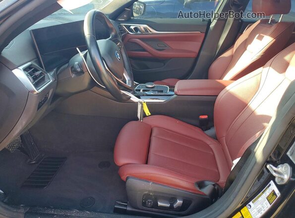 WBY43AW05PFP68827 2023 BMW I4 Black წინა სალონის ხედი