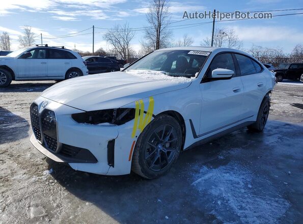 WBY43AW06RFS76035 2024 BMW I4 White Vista tres cuartos delantera izquierda