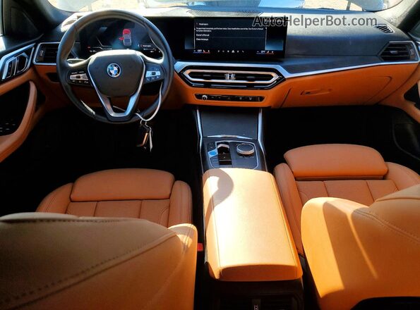 WBY43AW07RFT11567 2024 BMW I4 Gray Widok deski rozdzielczej