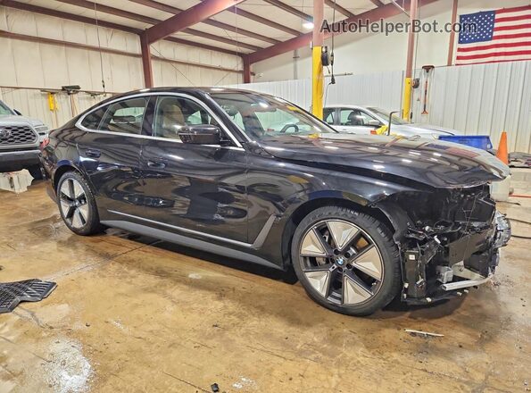 WBY43HD09SFU09159 2025 BMW I4 Черный Передняя правая четверть