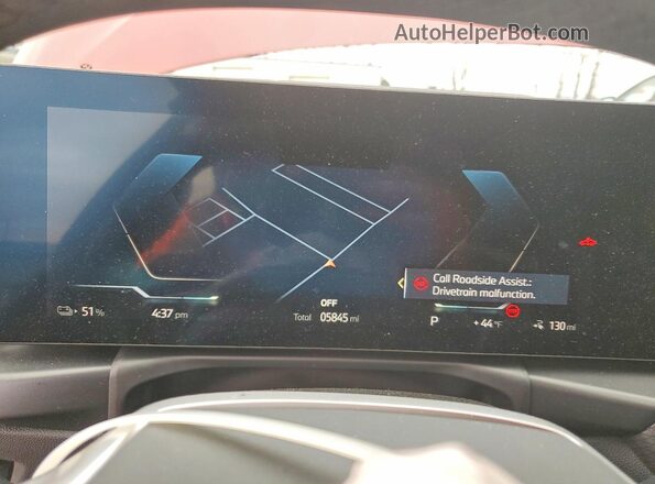 WBY43HD09SFU78272 2025 BMW I4 Красный Вид щитка приборов