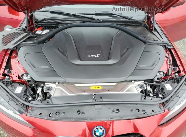 WBY43HD09SFU78272 2025 BMW I4 Красный Вид задней части салона