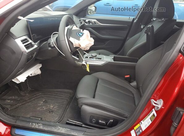 WBY43HD09SFU78272 2025 BMW I4 Красный Вид салона спереди
