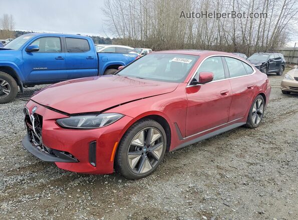 WBY43HD09SFU78272 2025 BMW I4 Красный Передняя левая четверть