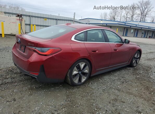 WBY43HD09SFU78272 2025 BMW I4 Красный Задняя правая четверть