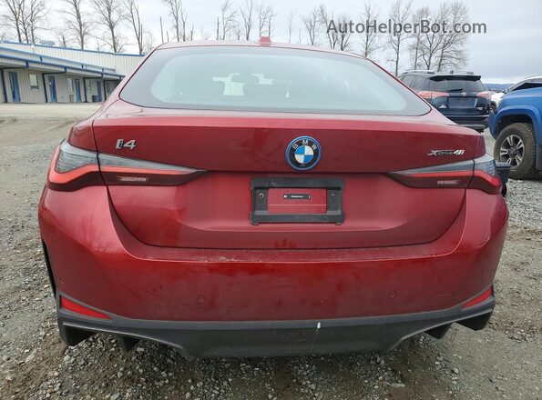 WBY43HD09SFU78272 2025 BMW I4 Красный Вид сзади