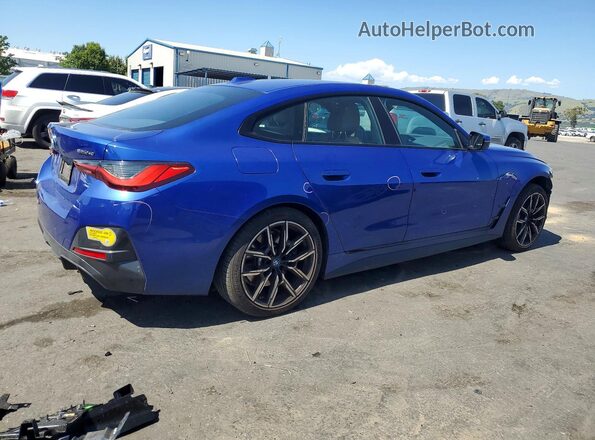 WBY73AW03PFN73516 2023 BMW I4 Синий Задняя правая четверть