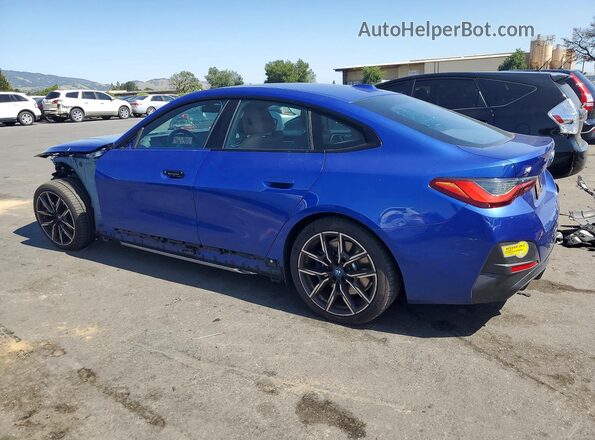 WBY73AW03PFN73516 2023 BMW I4 Синий Задняя левая четверть