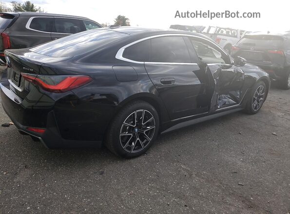 WBY83FB00RFR94104 2024 BMW I4 Черный Задняя правая четверть