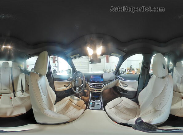 WBY83FB07RFS48104 2024 BMW I4 White Vista de la etiqueta del VIN