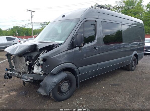 WD4PE8CD2HP376236 2017 MERCEDES-BENZ SPRINTER Gray წინა მარცხენა ხედი სამი მეოთხედიდან