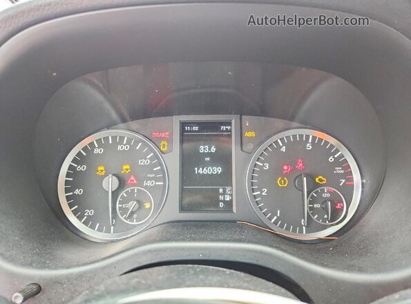 WD4PG2EE7G3125568 2016 MERCEDES-BENZ METRIS Black Instrument cluster view