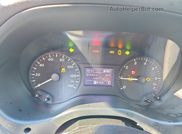 WD4PG2EE7J3365744 2018 MERCEDES-BENZ METRIS Black Вид щитка приладів