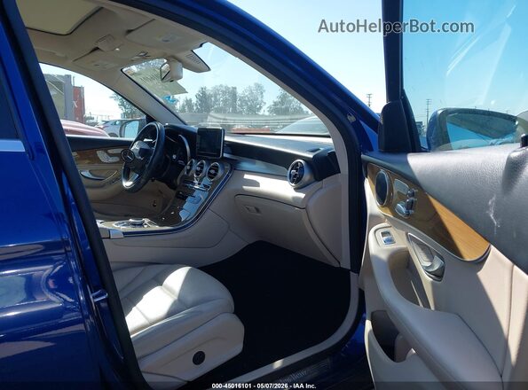 WDC0G4JB0KF552448 2019 MERCEDES-BENZ GLC 300 Синий Вид салона спереди