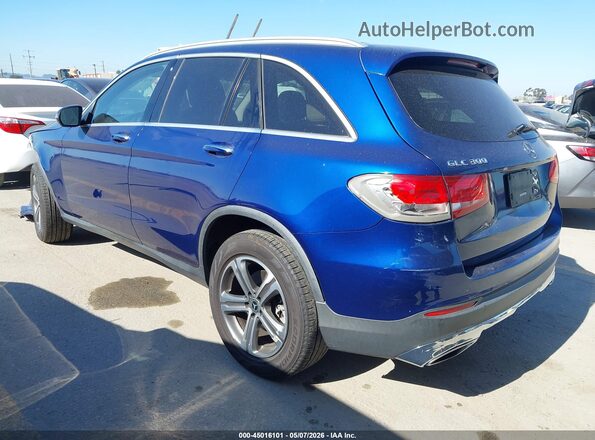 WDC0G4JB0KF552448 2019 MERCEDES-BENZ GLC 300 Синий Задняя левая четверть