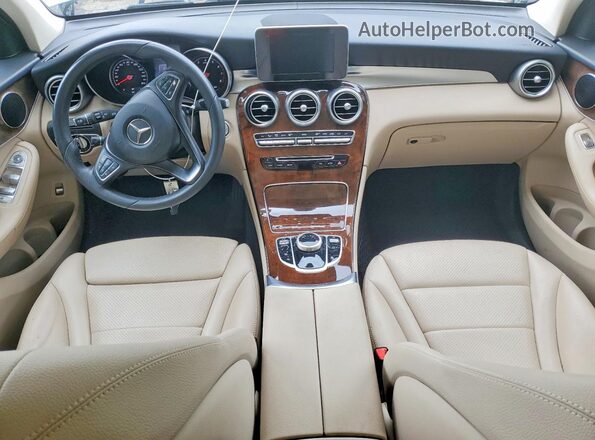 WDC0G4JB1HF172849 2017 MERCEDES-BENZ GLC-CLASS White წინა პანელის ხედი