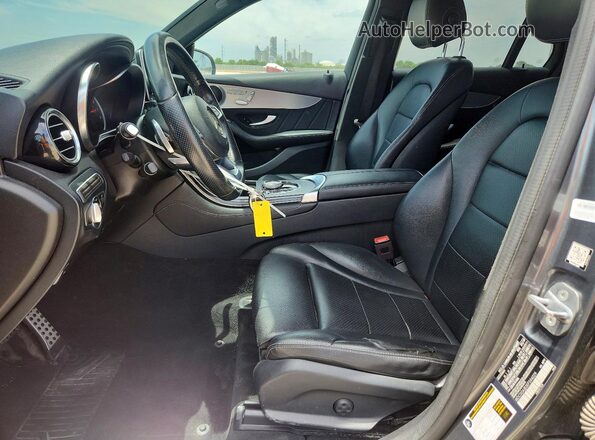 WDC0G4JB3KF594029 2019 MERCEDES-BENZ GLC-CLASS Black Вид салону спереду