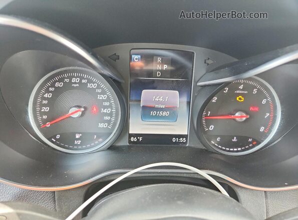 WDC0G4JB3KF594029 2019 MERCEDES-BENZ GLC-CLASS Black Вид щитка приладів