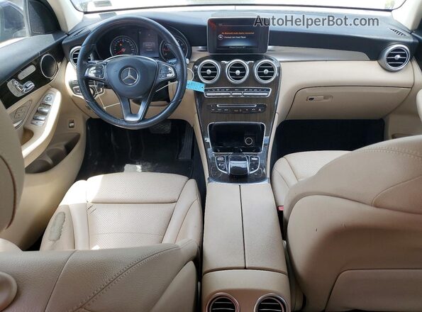 WDC0G4JB5GF026727 2016 MERCEDES-BENZ GLC-CLASS Blue Dashboard view