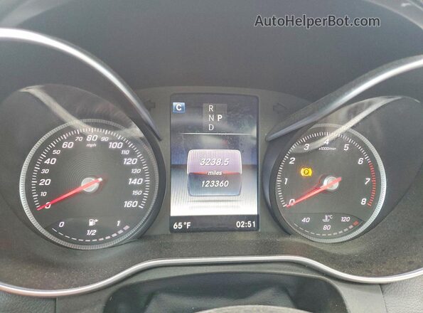 WDC0G4JB5HF227660 2017 MERCEDES-BENZ GLC-CLASS Black ხელსაწყოთა პანელის ხედი