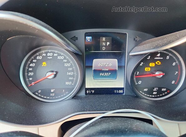WDC0G4JB7HF120352 2017 MERCEDES-BENZ GLC-CLASS Черный Вид щитка приборов