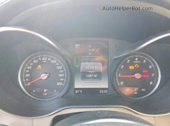 WDC0G4JB7HF258098 2017 MERCEDES-BENZ GLC-CLASS Синий Вид щитка приборов
