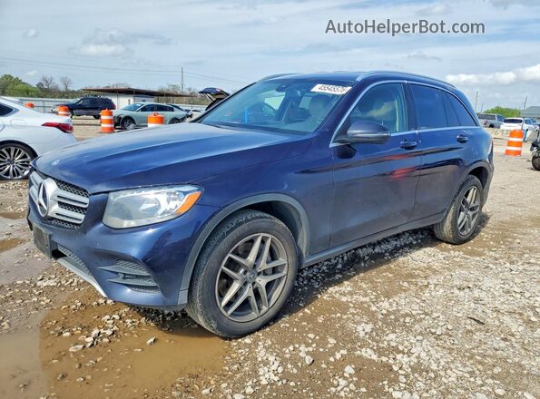 WDC0G4JB7HF258098 2017 MERCEDES-BENZ GLC-CLASS Синий Передняя левая четверть
