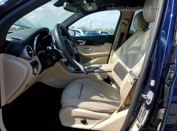 WDC0G4JB7HF258098 2017 MERCEDES-BENZ GLC-CLASS Синий Вид салона спереди