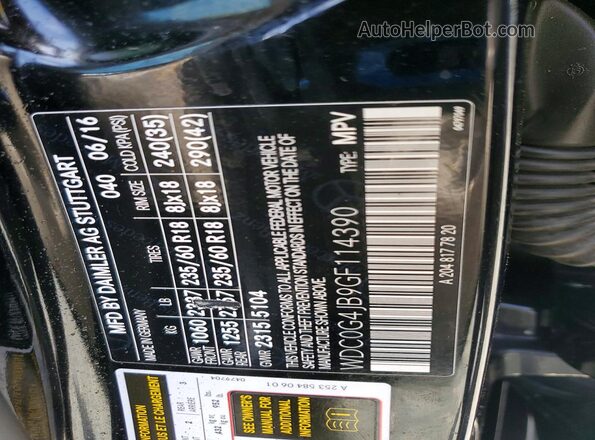 WDC0G4JB9GF114390 2016 MERCEDES-BENZ GLC-CLASS Black Вид підкапотного простору