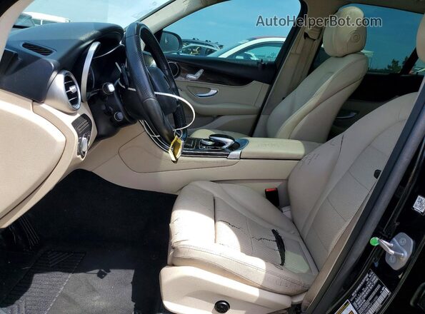 WDC0G4JB9GF114390 2016 MERCEDES-BENZ GLC-CLASS Black Вид салону спереду